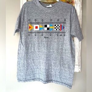 ✨Vintage Women’s 1988 Florida Tee Nautical Racing Theme XL